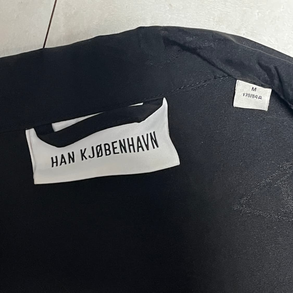 Han Kjobenhavn 한코펜하겐 멜랑꼴리아 반팔셔츠 블랙 M 상품이미지3