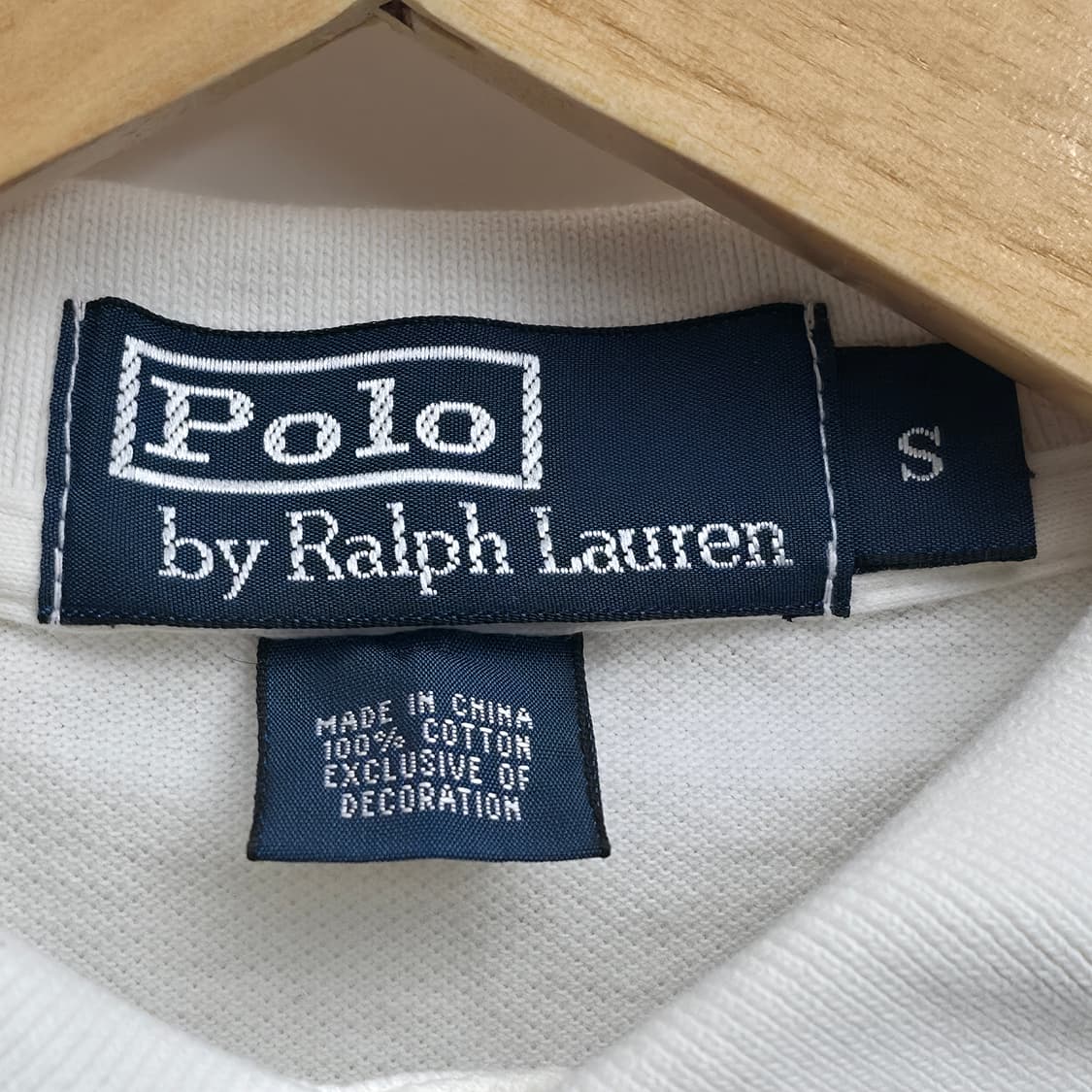[S] 폴로 랄프로렌 화이트 카라티 상품이미지5