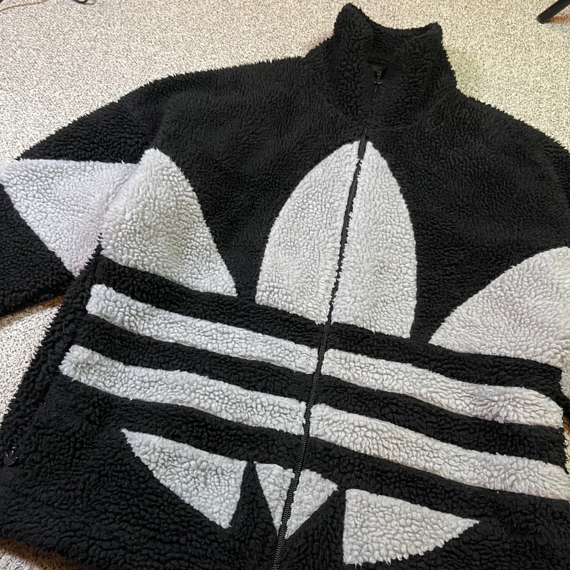 아디다스 파이어버드 빅로고 플리스 자켓 상품이미지2