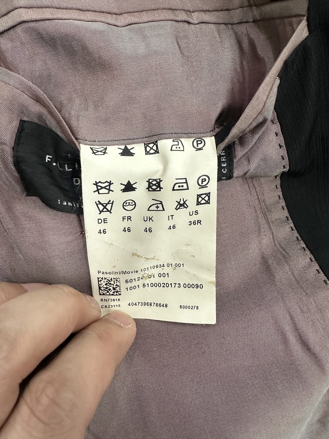 휴고보스 블랙 투버튼 블레이저 상품이미지3