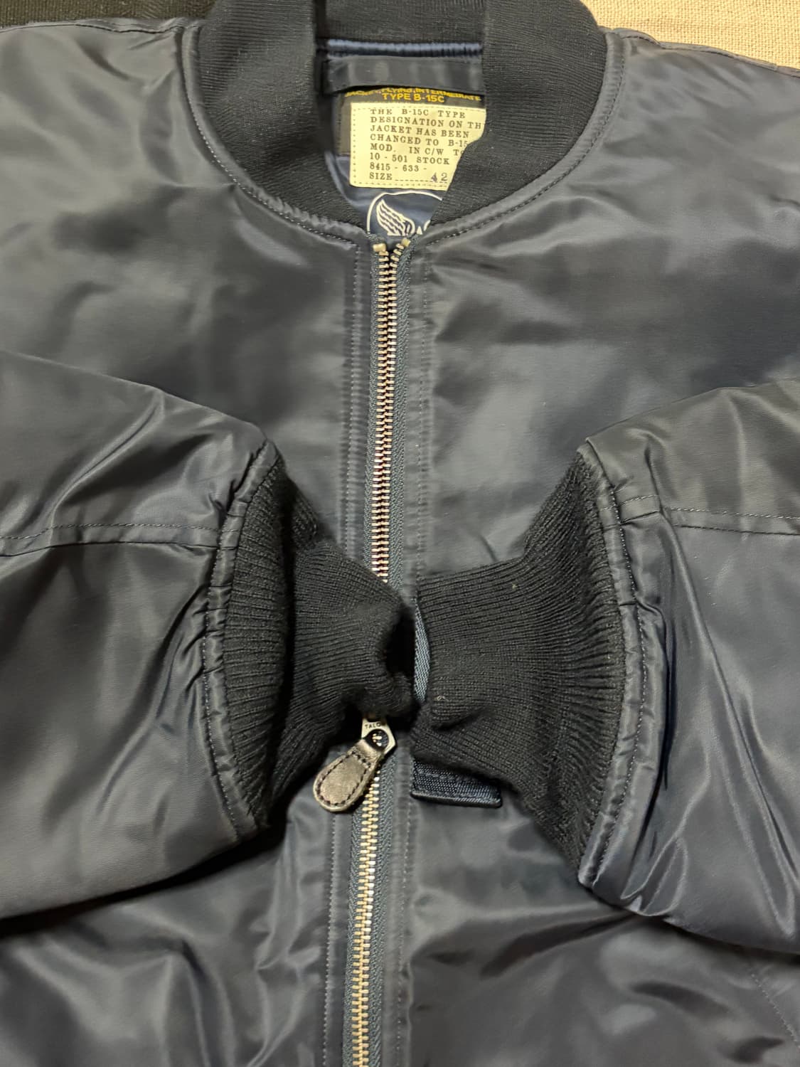 🔥 브론슨 MA-1 네이비 / A급 🔥 상품이미지4