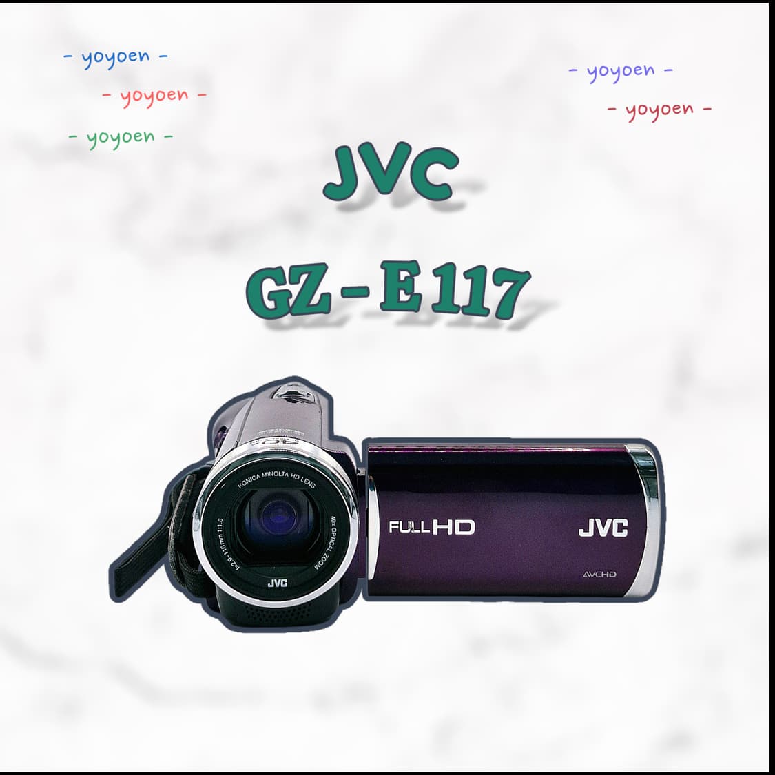 JVC GZ-E117 빈티지캠코더 [ 꾸미기0 ] 상품이미지1