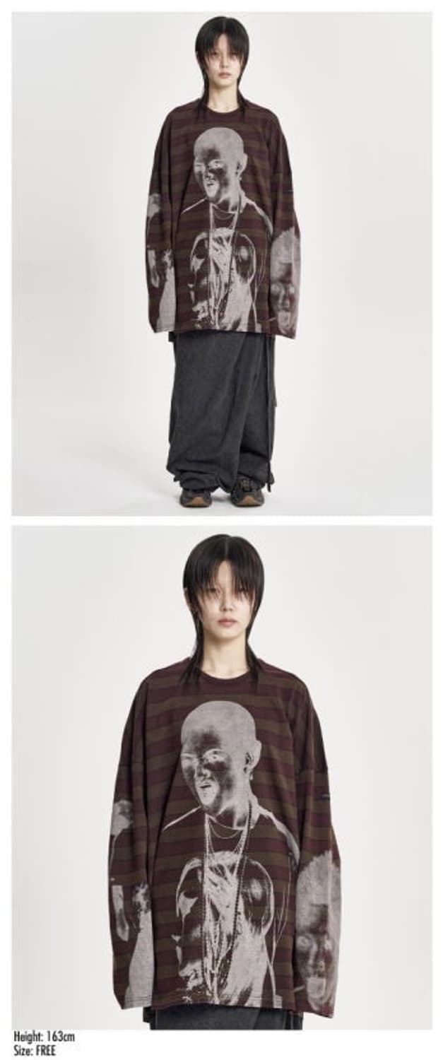 아조바이아조 롱슬리브 브라운컬러 새상품 상품이미지2