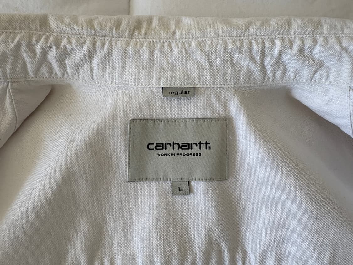 칼하트 WIP Raymond 셔츠 화이트 L 상품이미지7