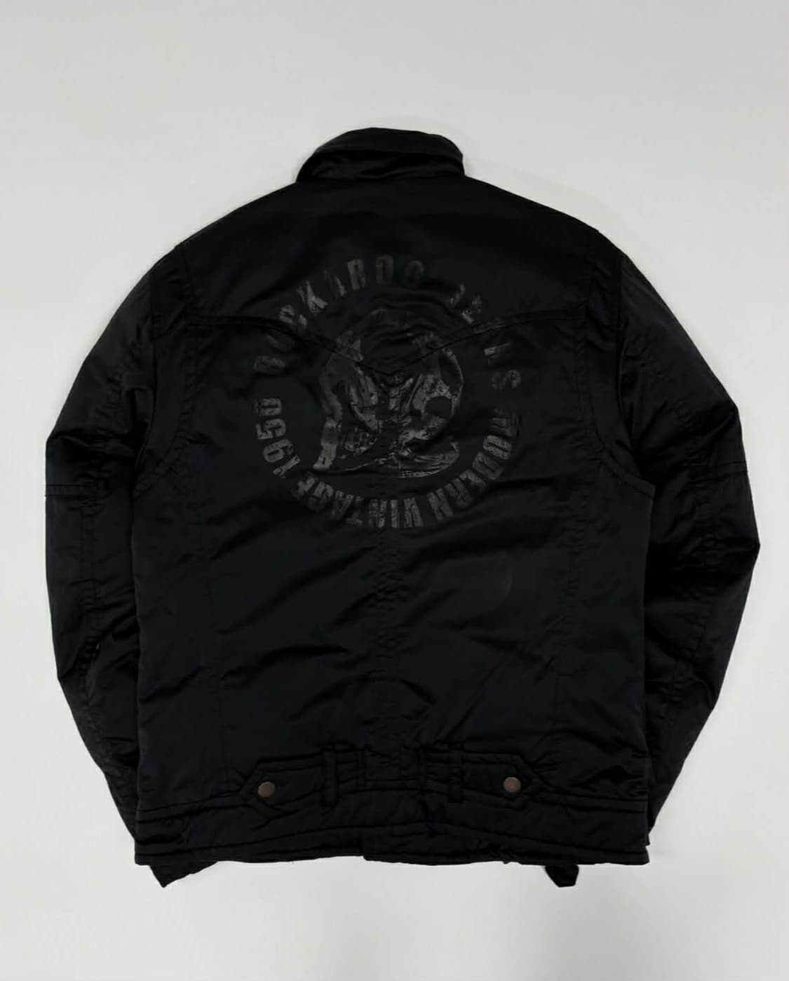[L] 버커루 y2k 락시크 라이더 자켓 패딩 상품이미지2