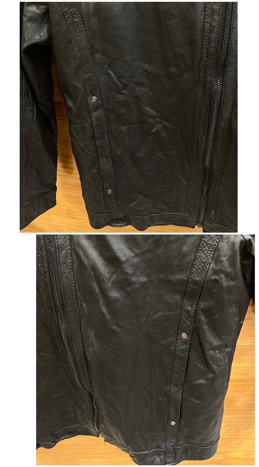 빈티지 양가죽 레더 자켓 블랙 100 #csz3999 상품이미지7