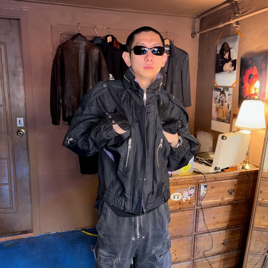 90S JAPAN VINTAGE FULL DETAIL BOMBER 상품이미지1