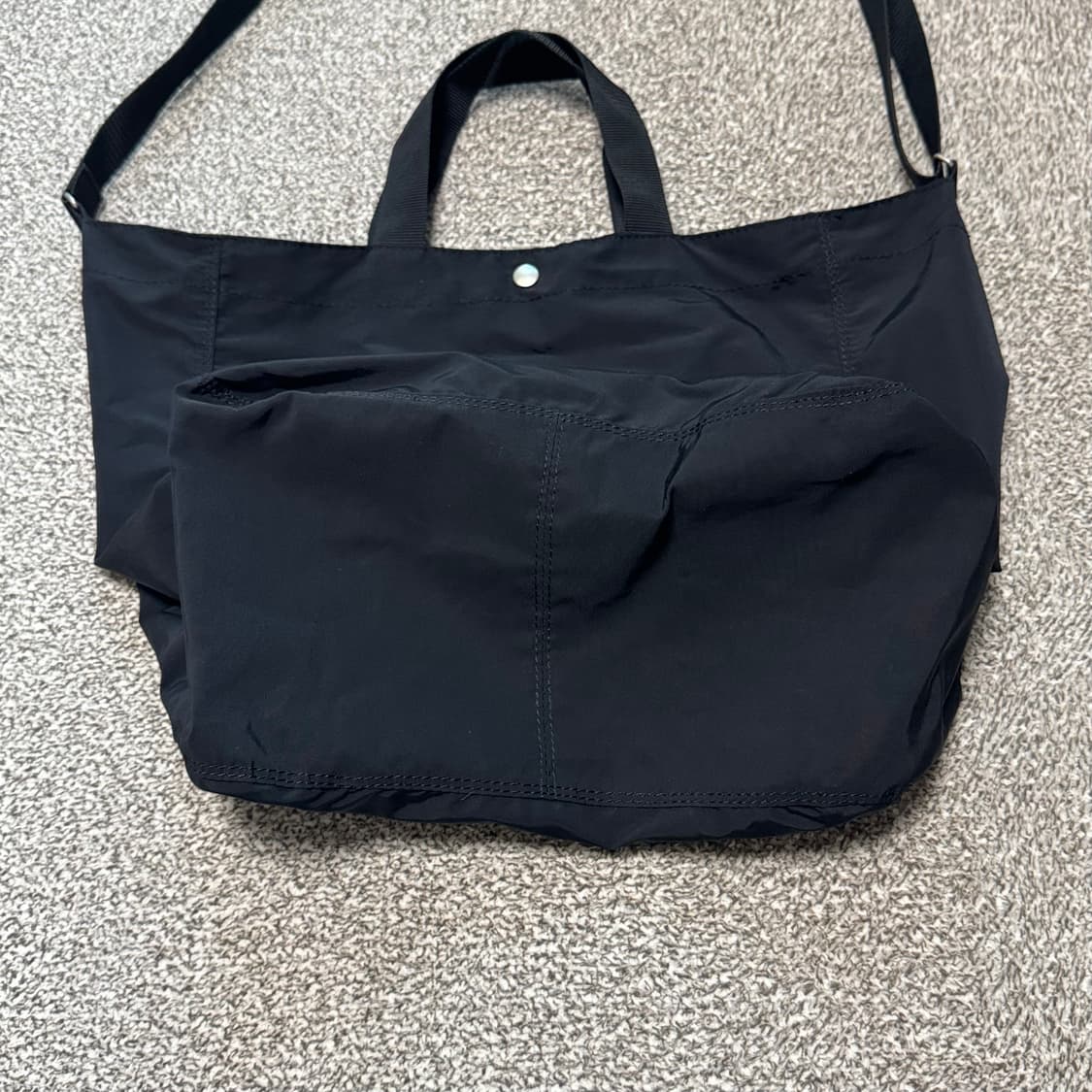 꼼데가르송 옴므 나일론 토트백 블랙 상품이미지4