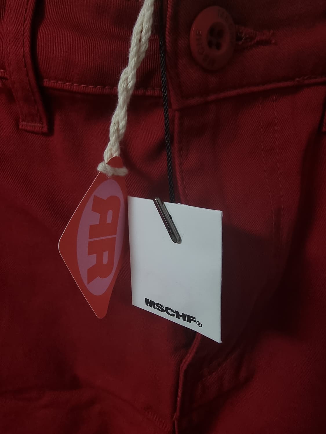 Mschf×dpgp chino mini skirt crimson red  상품이미지6