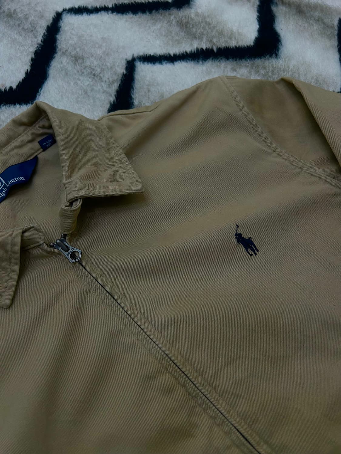 [L]폴로랄프로렌 코튼 블루종/베이지 상품이미지1