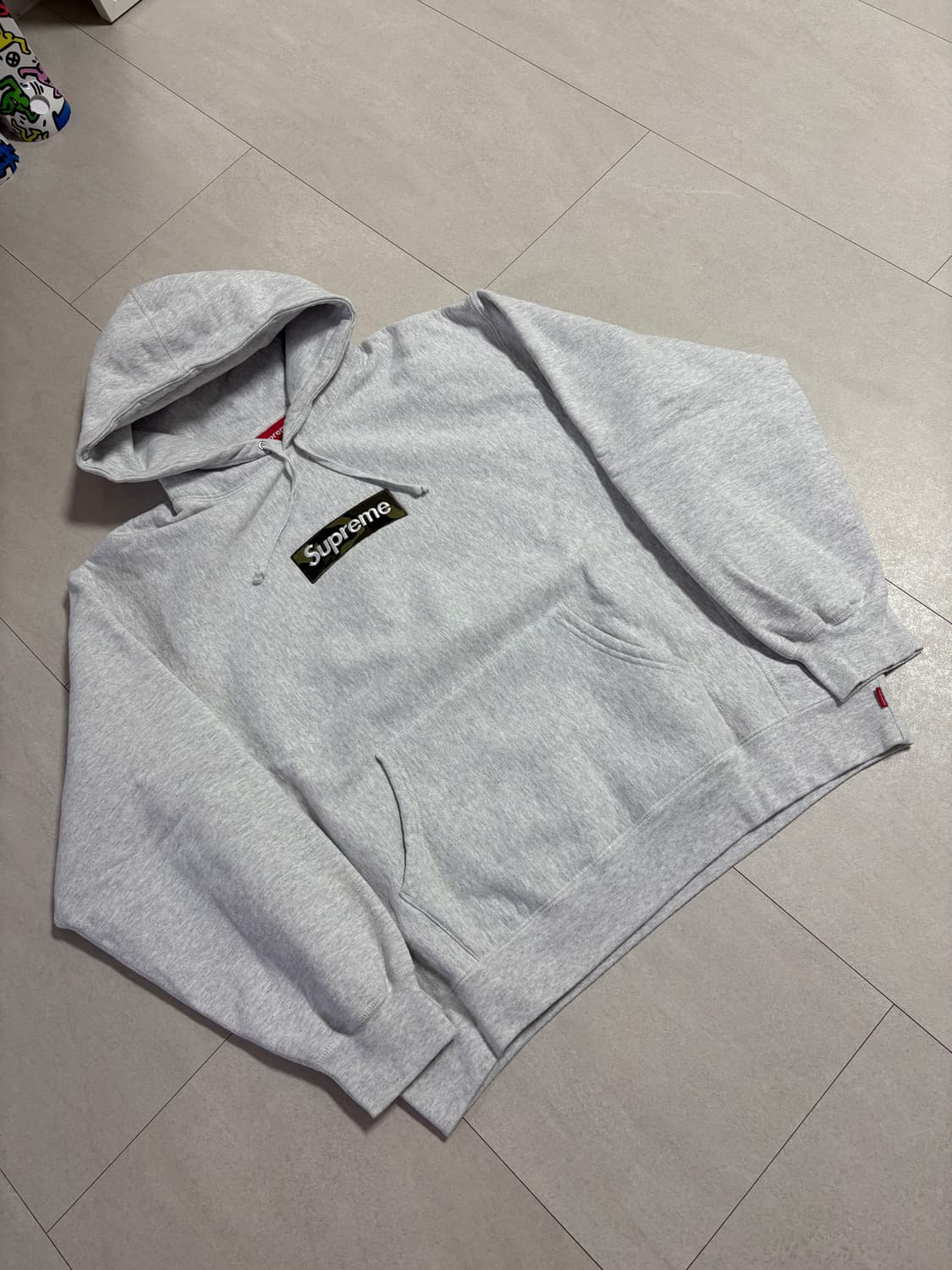 [XL] 슈프림 박스로고 후드 카모 그레이 상품이미지1