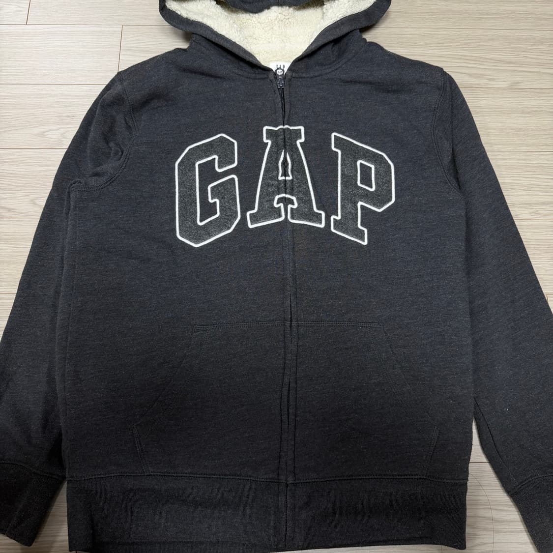 갭 그레이 양털 키즈 2xl 상품이미지2