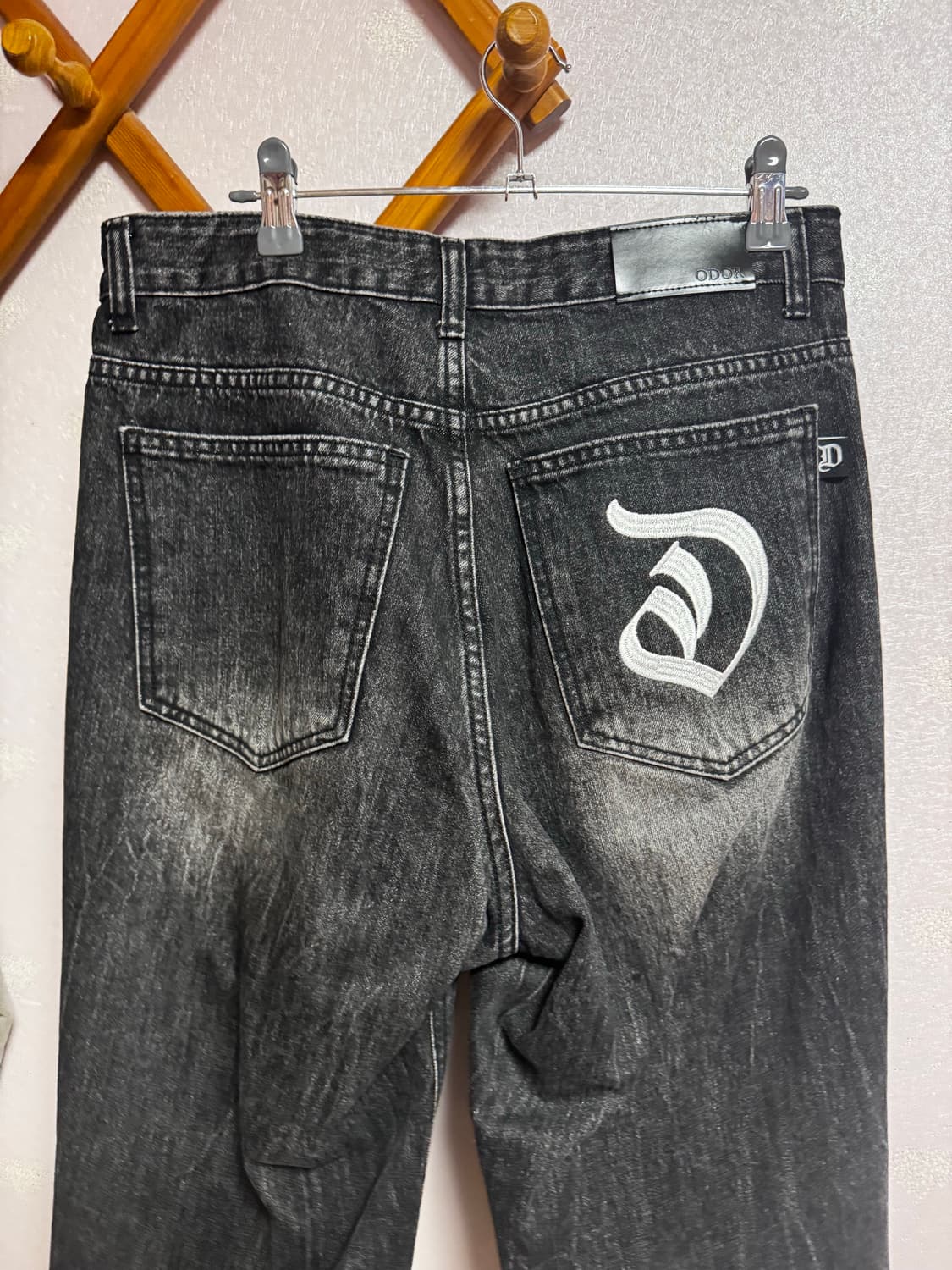 오도어 나스 데님 블랙 1사이즈 판매 상품이미지1