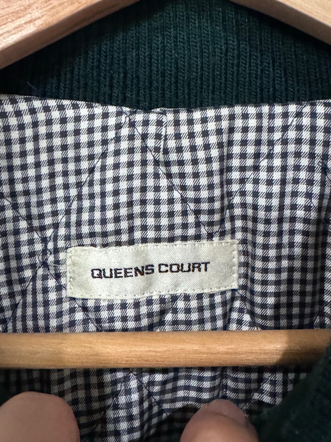 Queens Court 자수 울 바시티자켓 상품이미지6