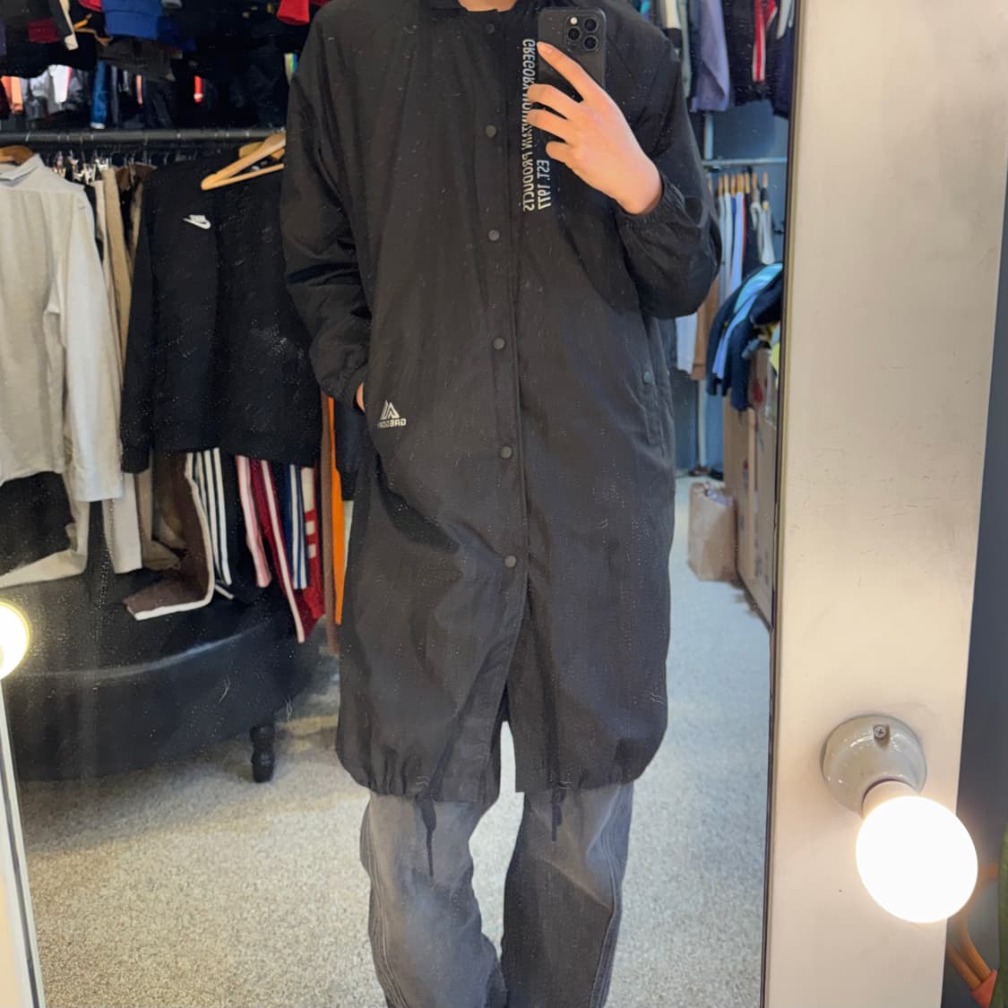 그레고리 블랙 후드 코치 자켓 상품이미지4