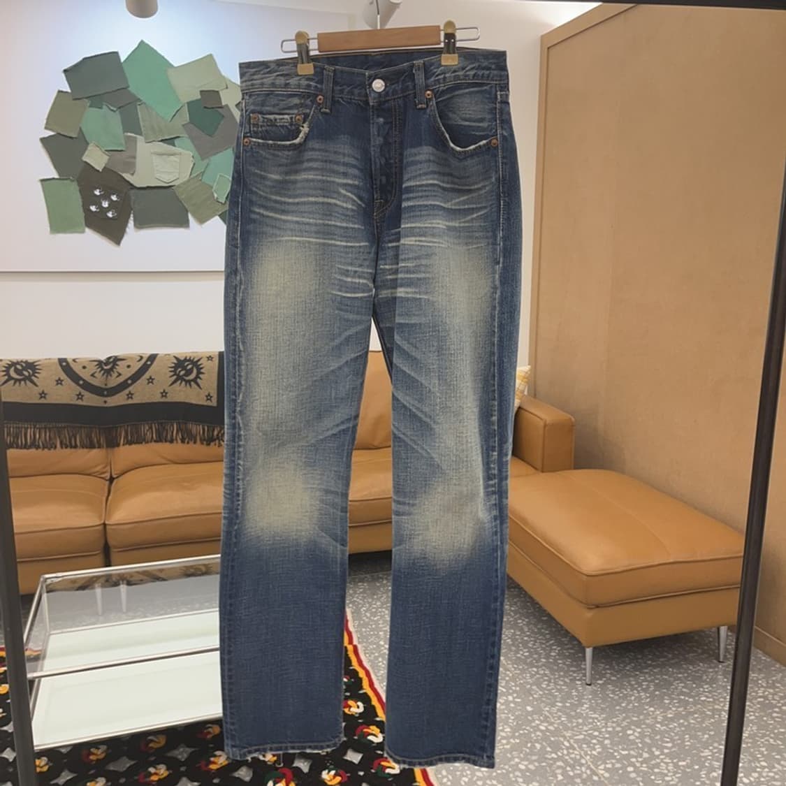 리바이스 501 올드스쿨 빈티지 데님 워싱 팬츠 28인치 C06472 상품이미지3