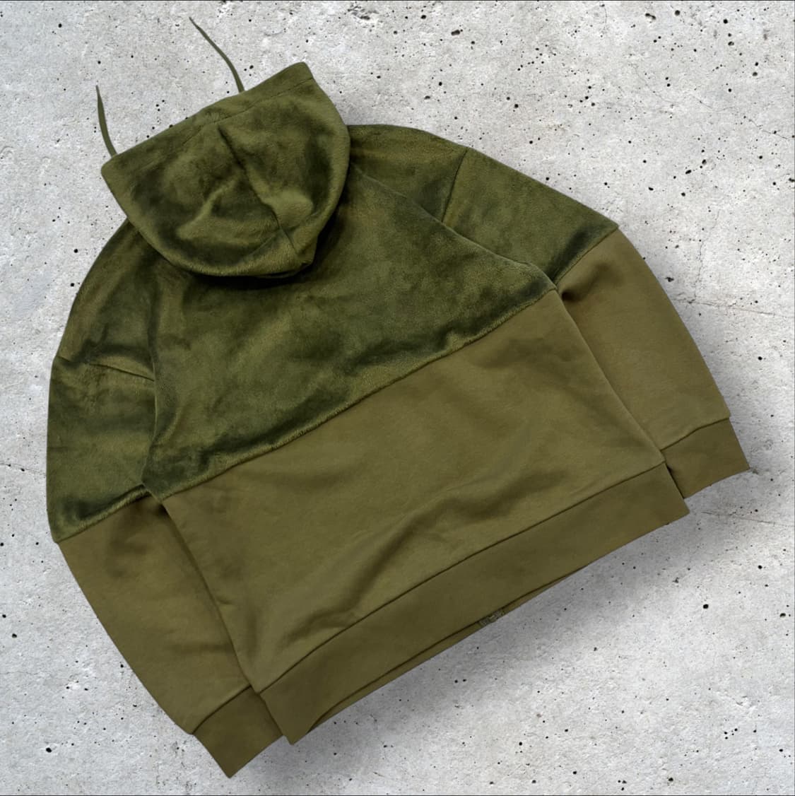 [L] 나이키 올리브 플리스 후드집업 자켓 C935 상품이미지2