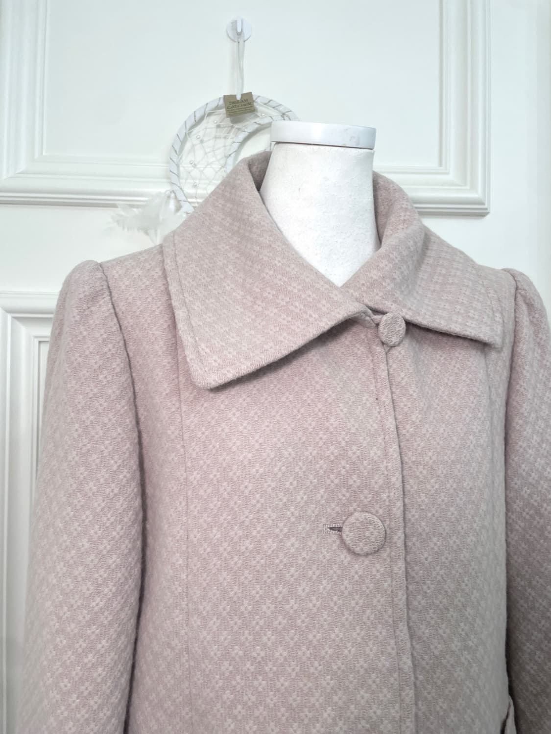 sheer pink flower jacquard basic wool co 상품이미지6