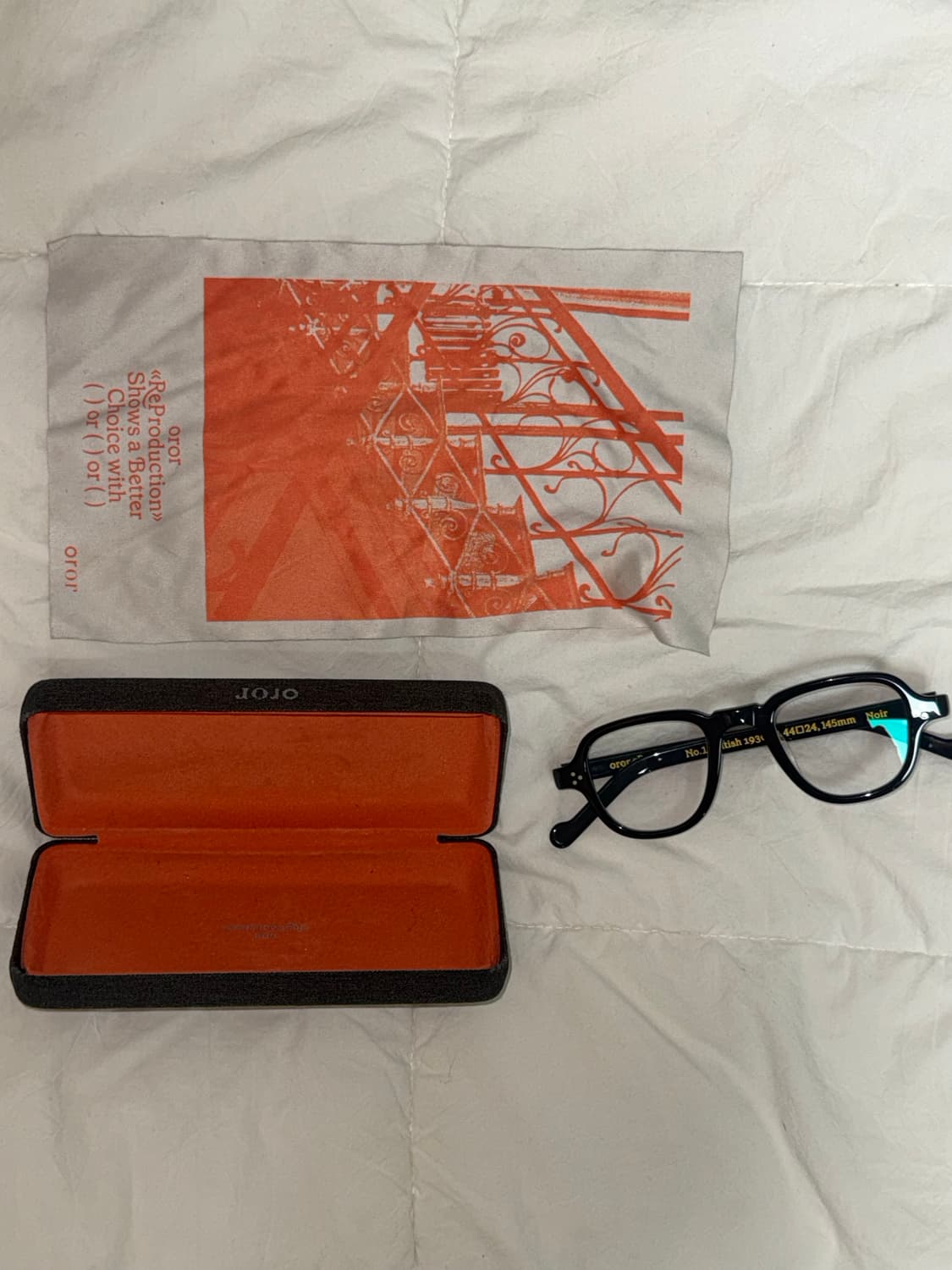 오르오르 블랙 지디 안경 급처 상품이미지3