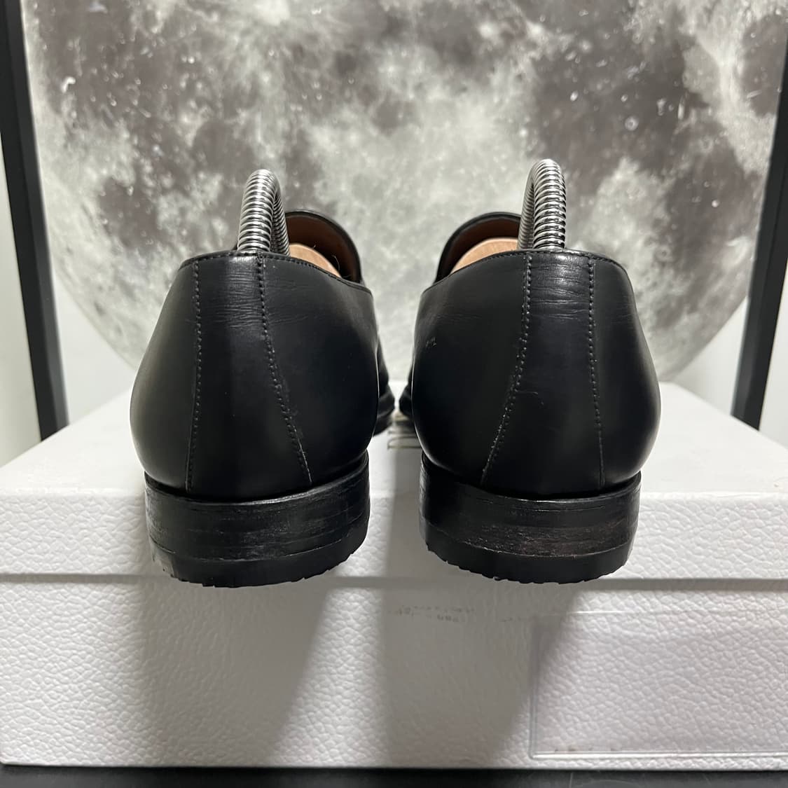 정품 8) 까르미나 블랙 페니로퍼 구두 265~270 상품이미지4