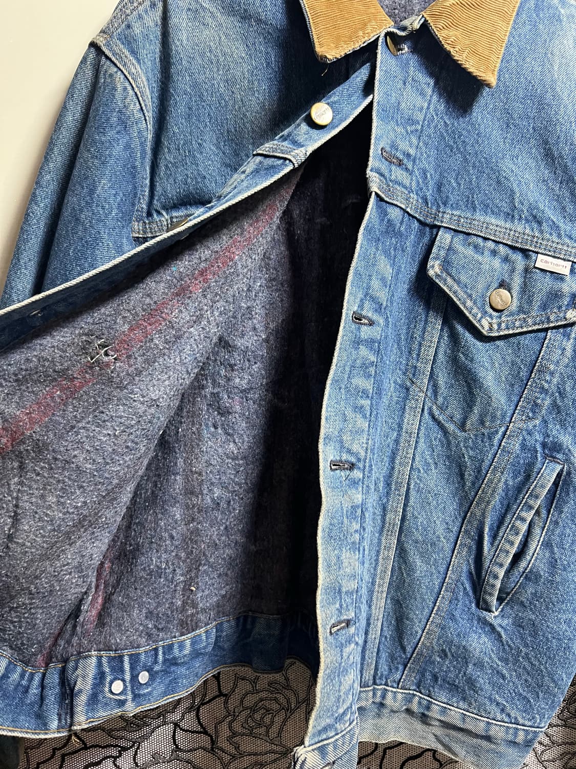 빈티지 90‘s 칼하트 데님자켓 상품이미지8
