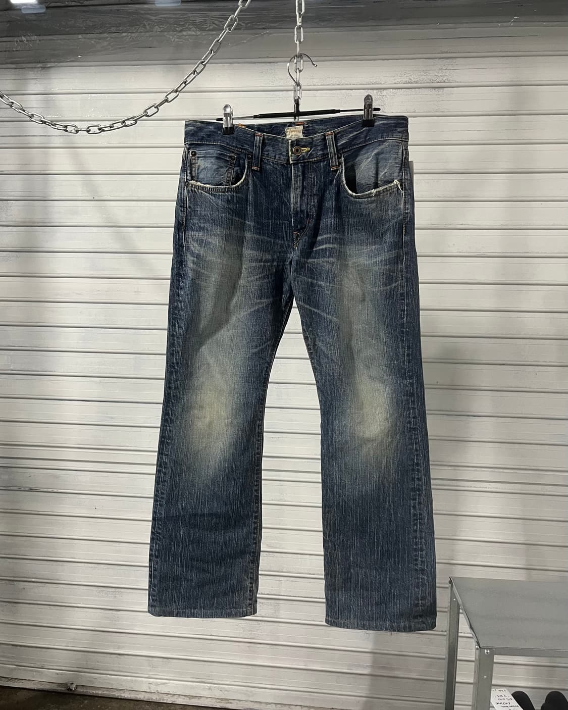 Edwin 505 x 511 orange-tab flare jean 상품이미지3