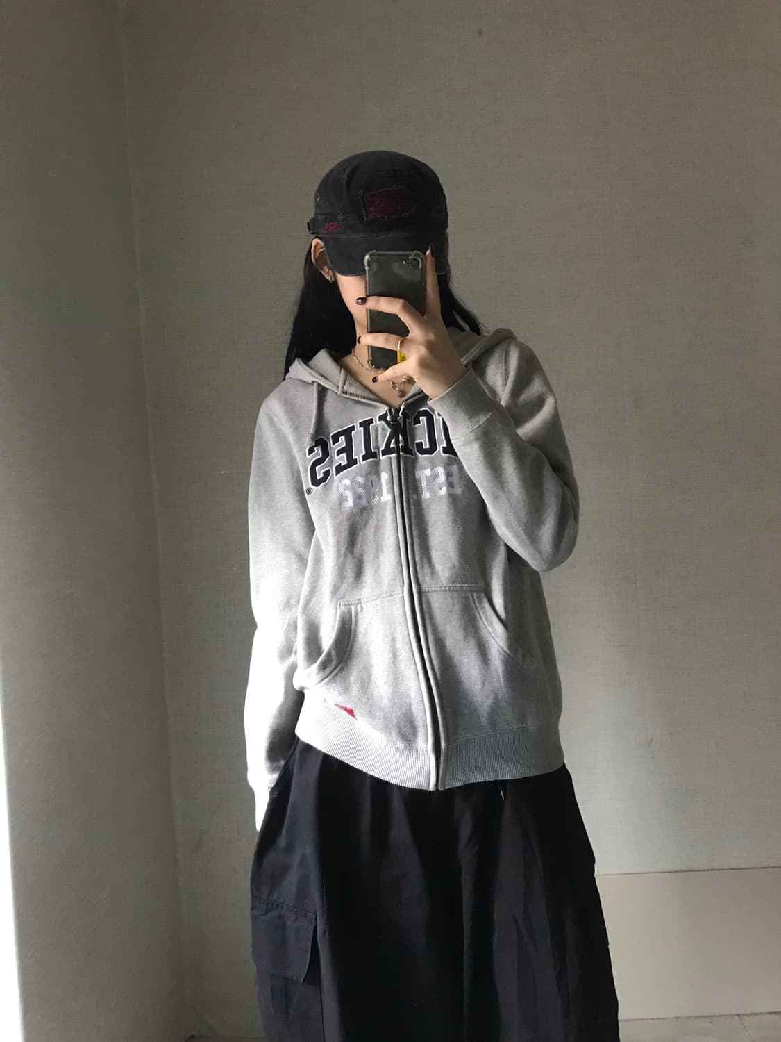 디키즈 그레이 후드집업 상품이미지3