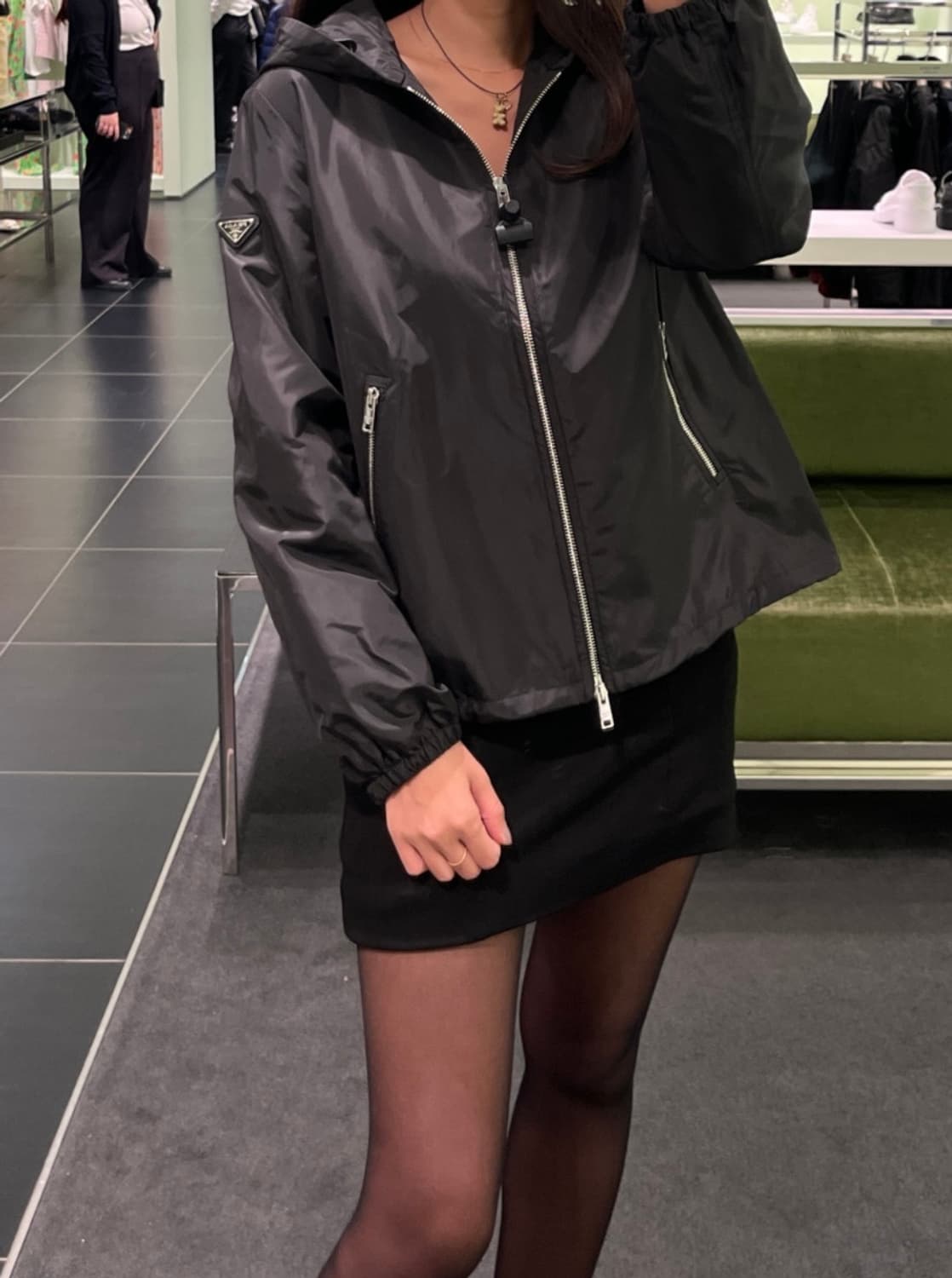 프라다 삼각로고 바람막이 자켓 점퍼(정품) 상품이미지1