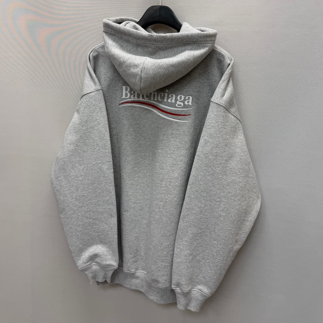 발렌시아가 폴리티컬 자수 웨이브 로고 후드티 ( 110 ) 상품이미지2