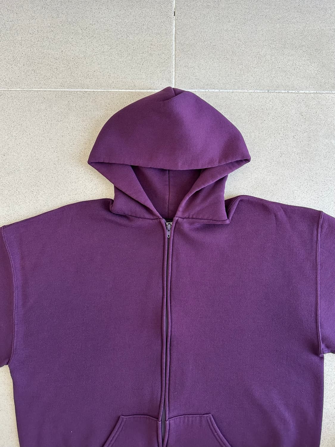 90s 빈티지 러셀 후드집업 퍼플 XL USA 상품이미지4