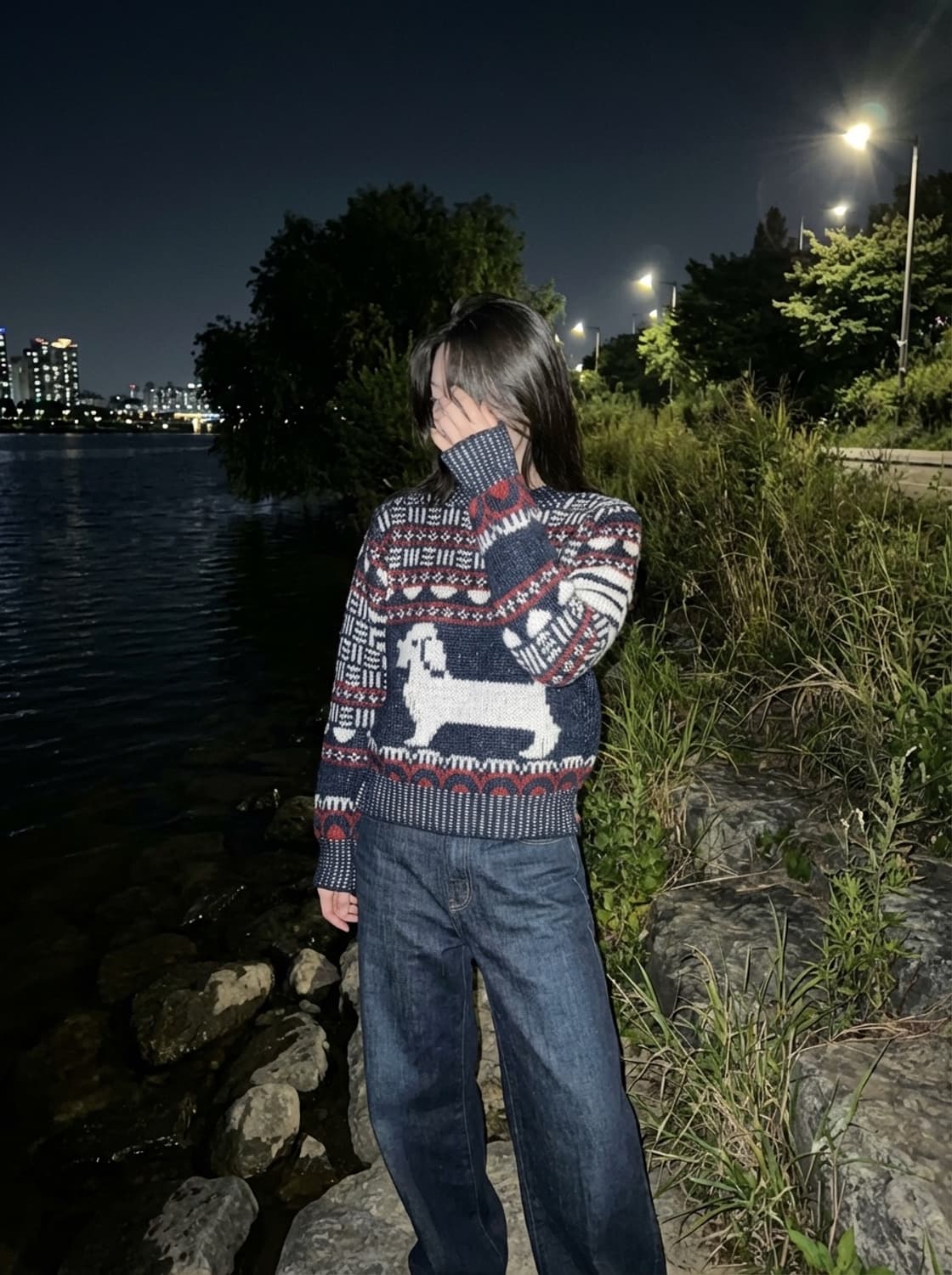 톰 브라운 독 인타르시아 니트 스웨터 상품이미지1