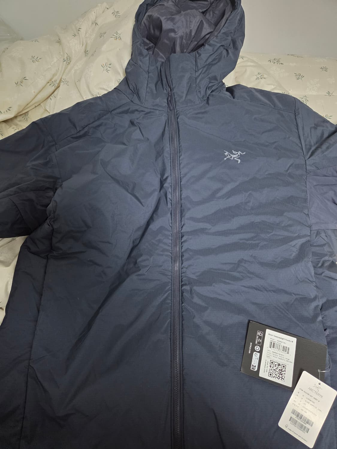 아크테릭스 아톰 후디 헤비웨이트 블랙사파이어 새상품 XXL 상품이미지2