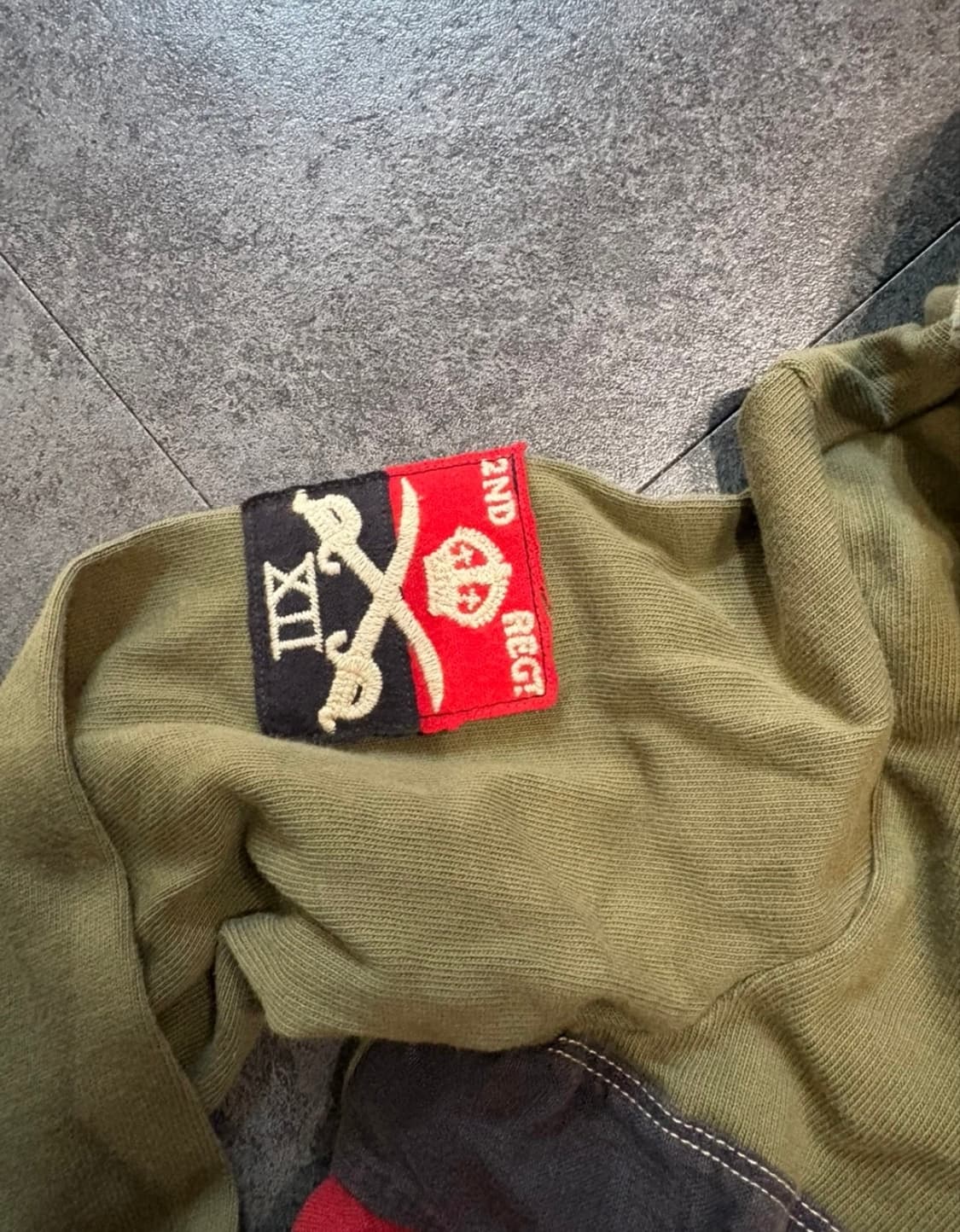 폴로 랄프로렌 카키 럭비 티셔츠 S 상품이미지4