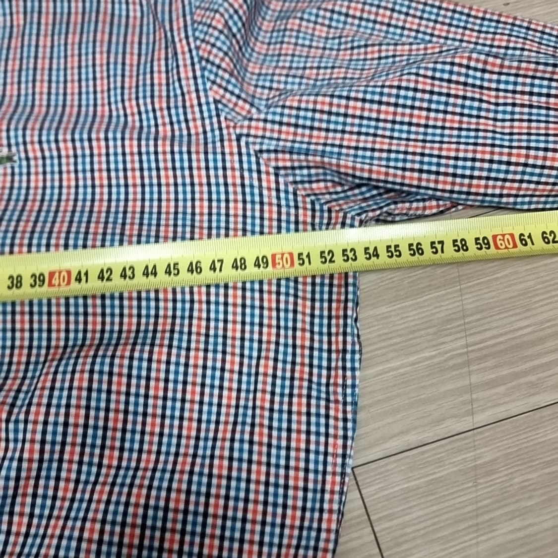 라코스테 체크 긴팔 셔츠(100) 상품이미지6