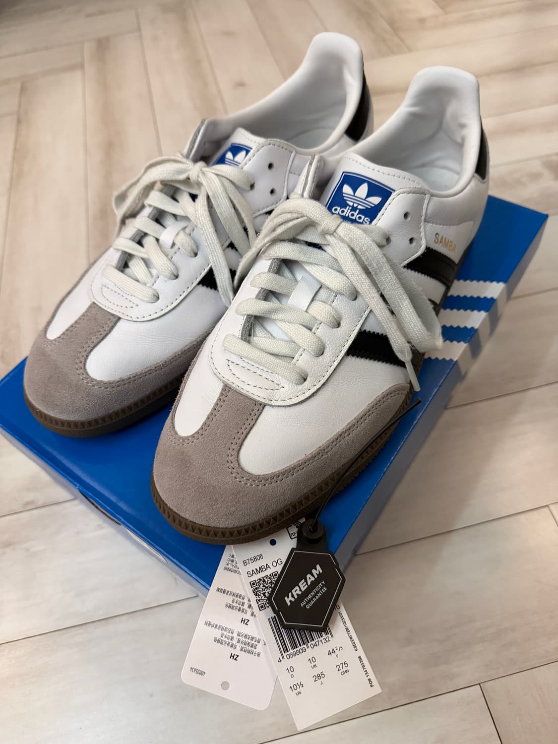 아디다스 삼바 화이트 285 판매합니다~. 상품이미지1