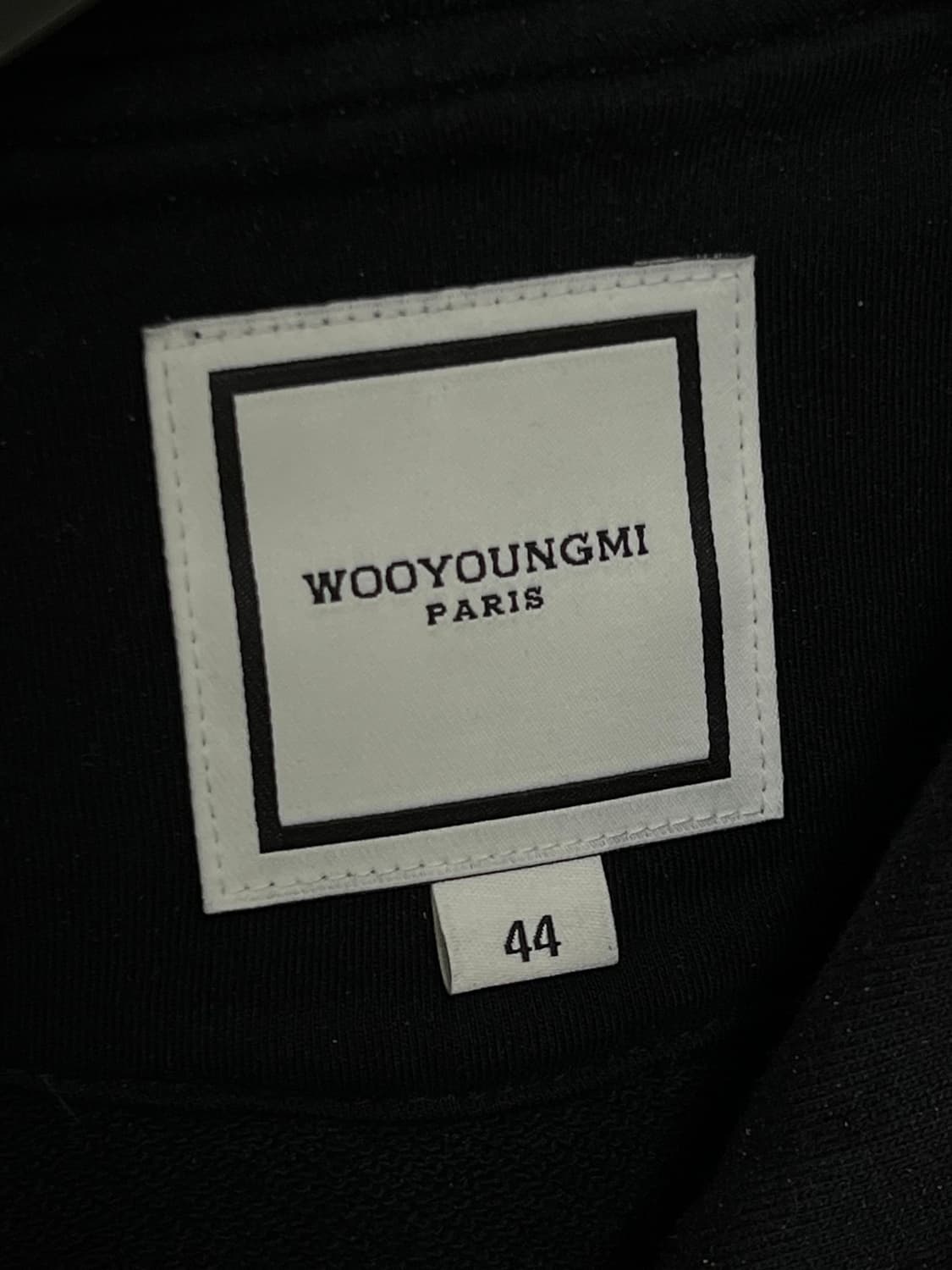 [정품] 44size 26SS 우영미 메리 고 라운드 백 로고 후드티 상품이미지5