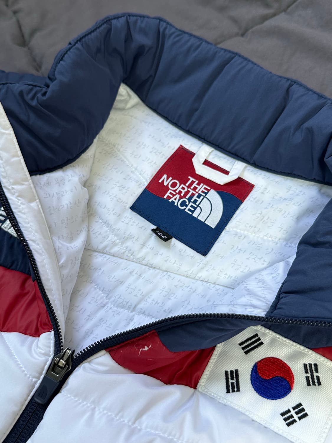 노스페이스 평창 동계 올림픽 국대 경량패딩 미디움 상품이미지4