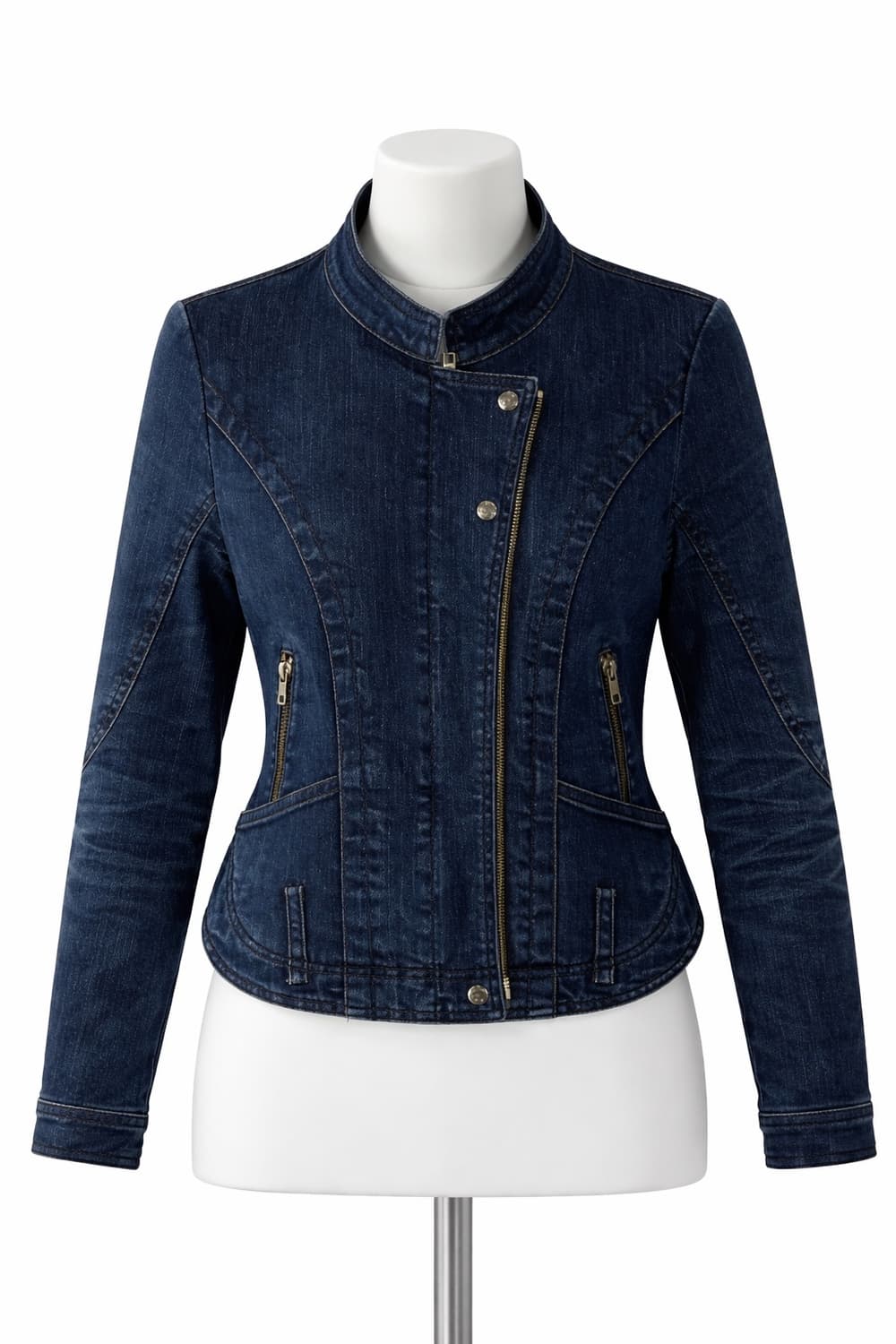 Mu Omnibus Omnia 데님 라이더 자켓 상품이미지1