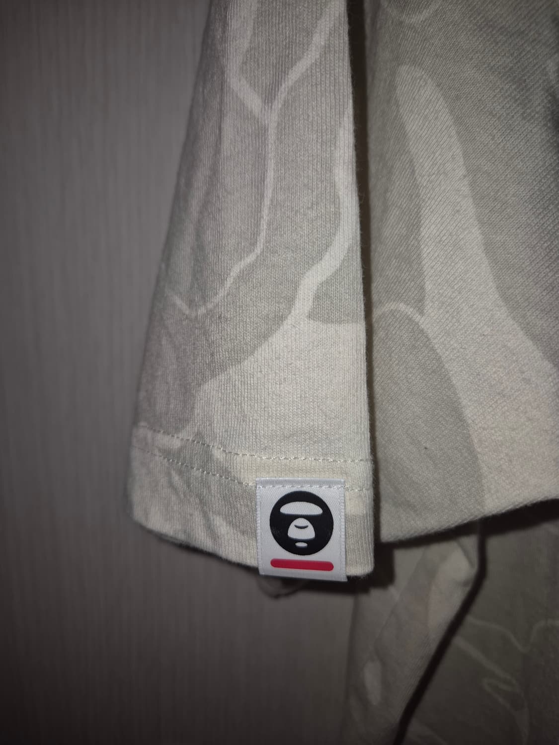 AAPE 크림 카모플라쥬 반팔티 L 상품이미지8