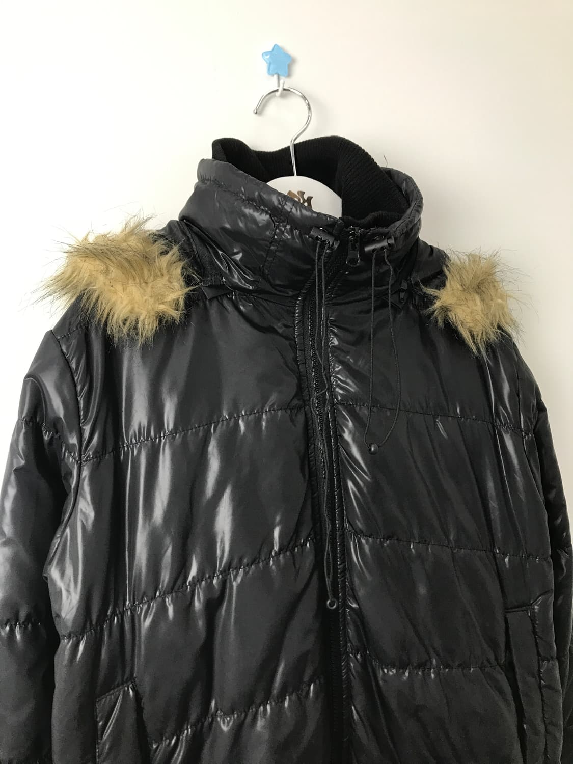 'Grail' Glosy Fur Hood Padded Jacket 상품이미지6