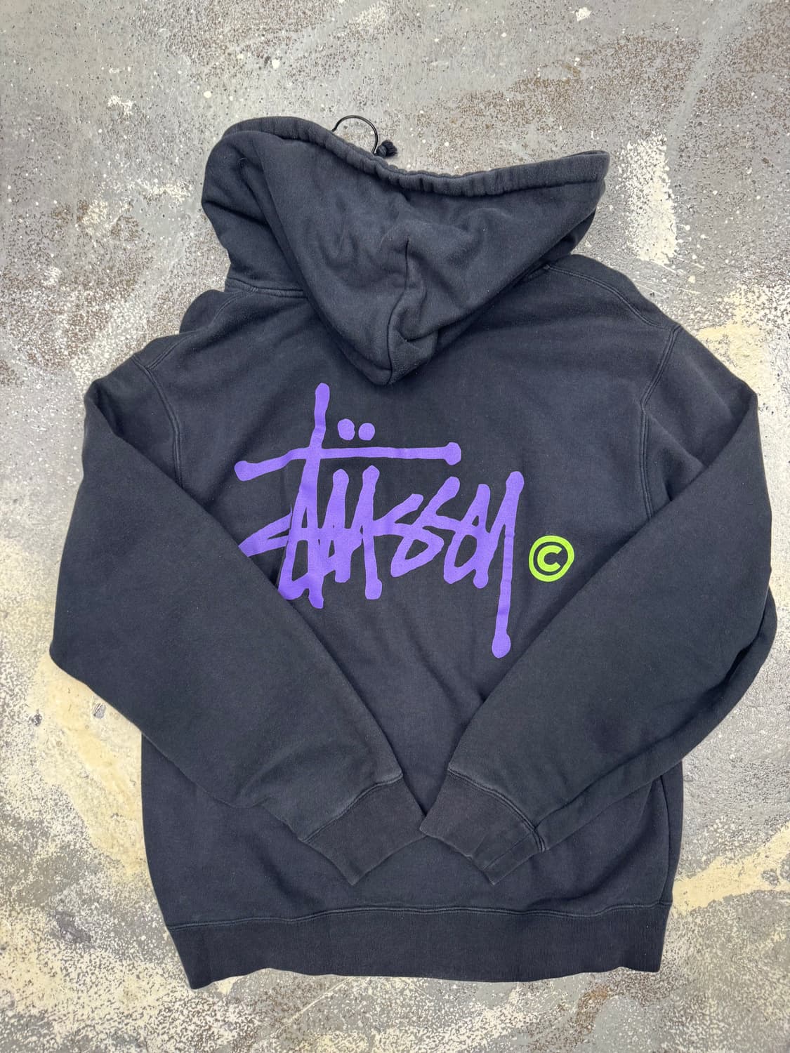 90s old 올드 스투시 후드집업 상품이미지2