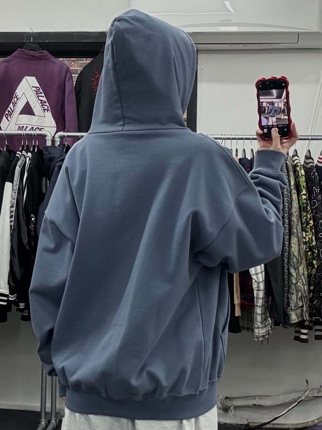 빌리어네어 보이즈 클럽 아치로고 후드집업 상품이미지5