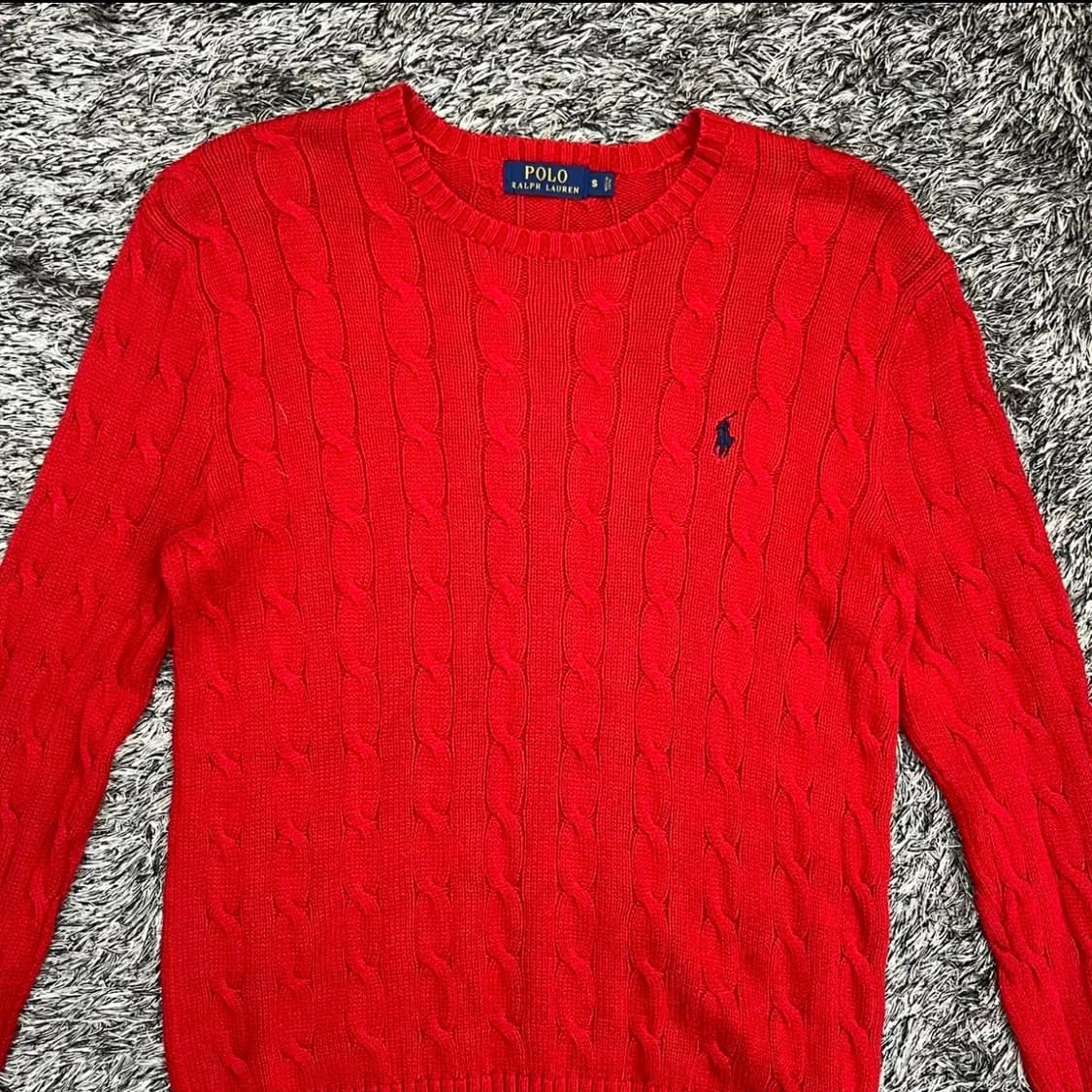 폴로랄프로렌 케이블 니트 (S) 상품이미지2