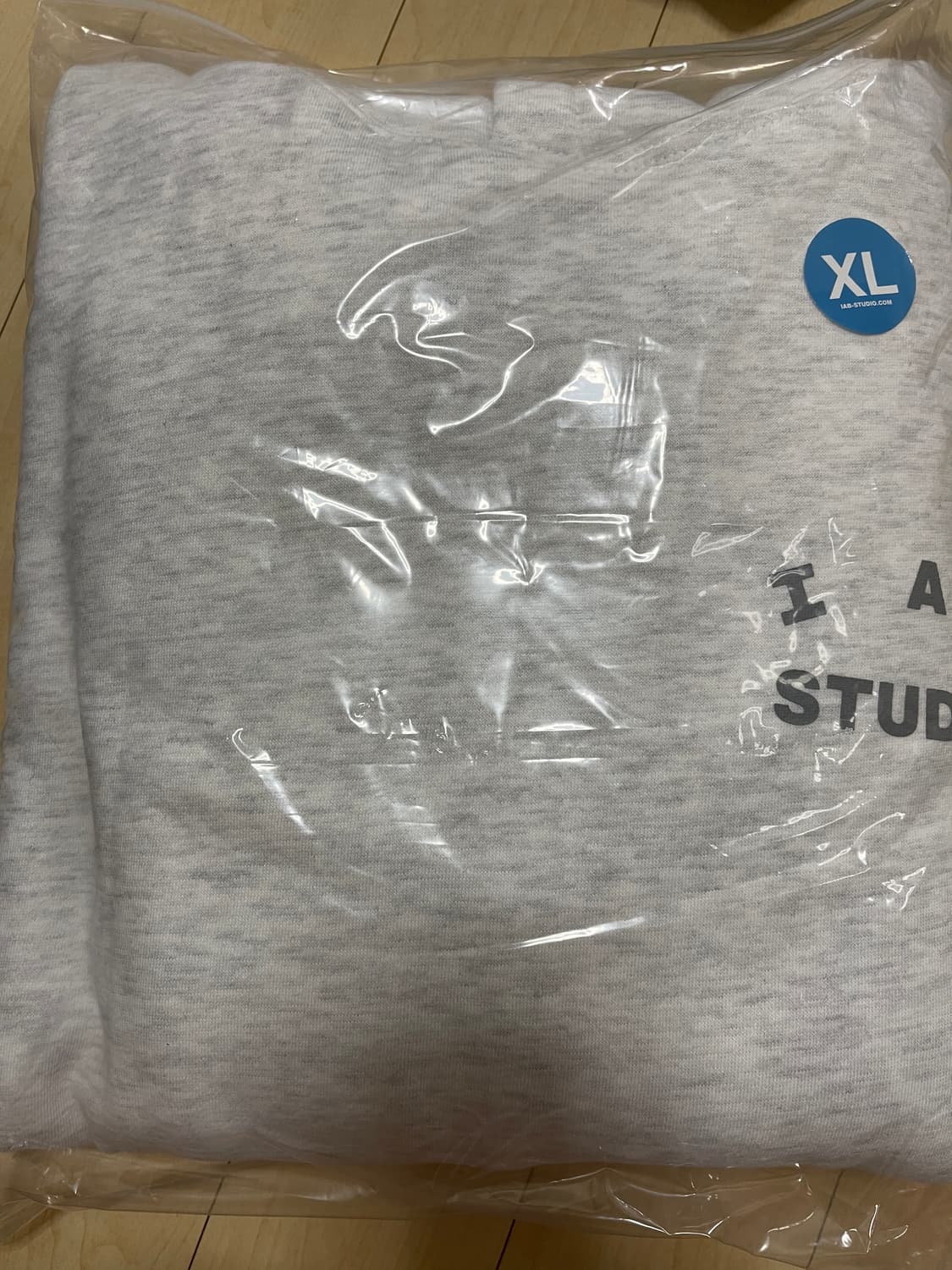 아이앱 스튜디오 후드티 그레이 xl, 2xl 새상품 상품이미지3