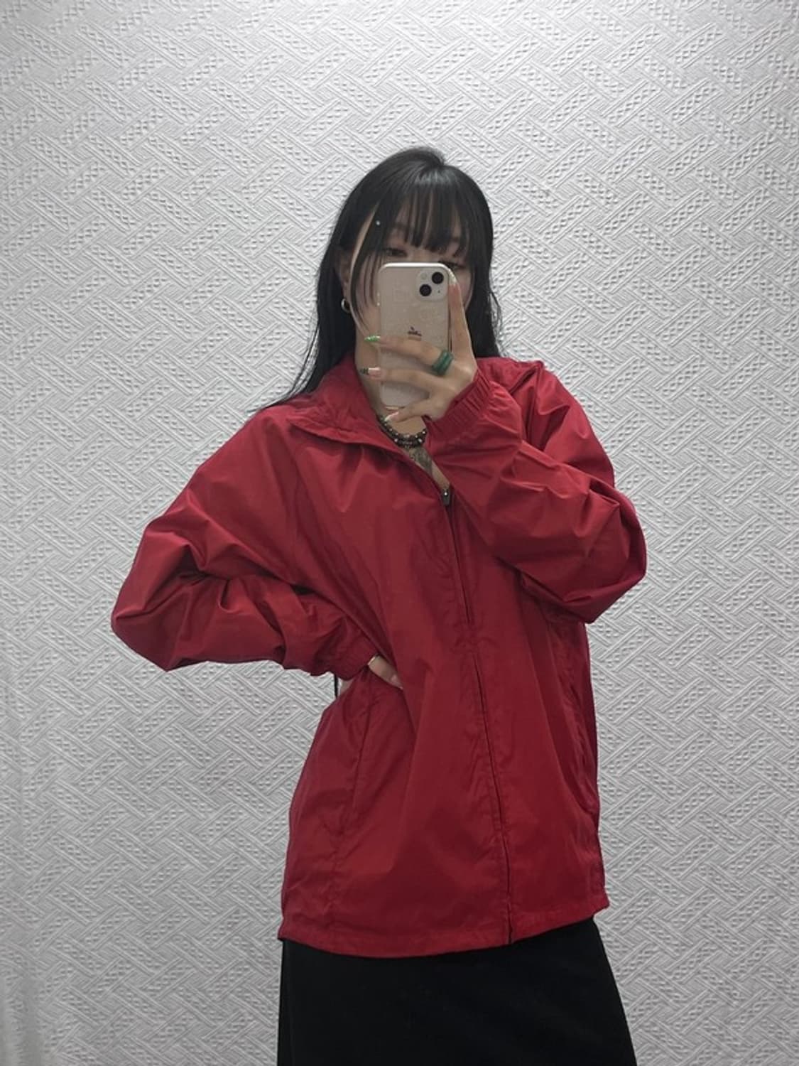 나이키 스포티 올드스쿨 레트로 바람막이 자켓 XL C08920 상품이미지2