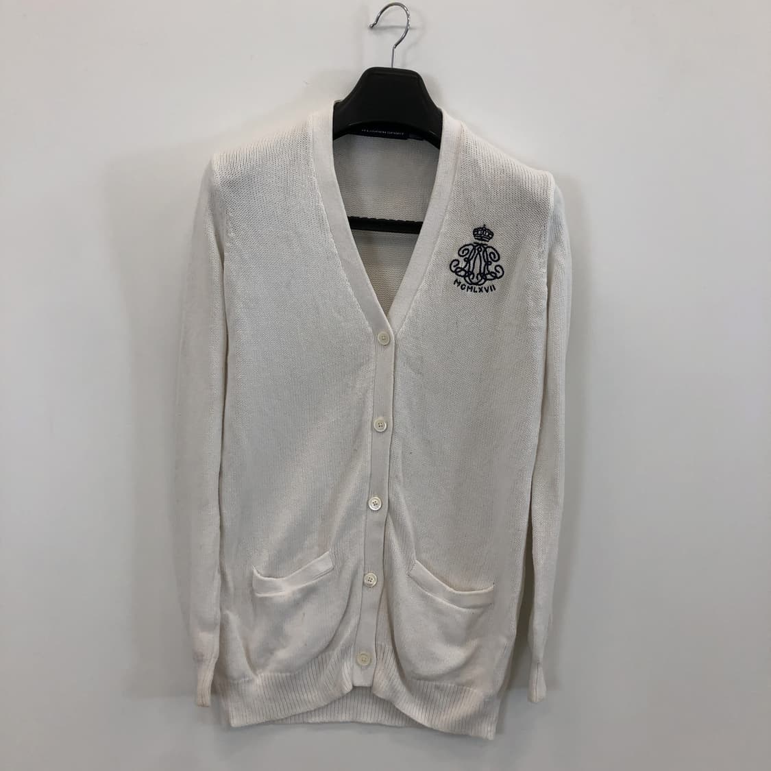 폴로 랄프로렌 코튼 니트가디건 S 상품이미지1