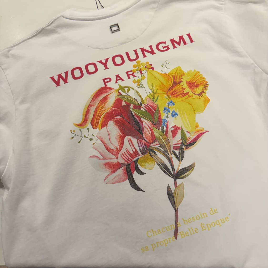 [100] 21ss 우영미 플라워 프린팅 반팔 티셔츠 B553 상품이미지9