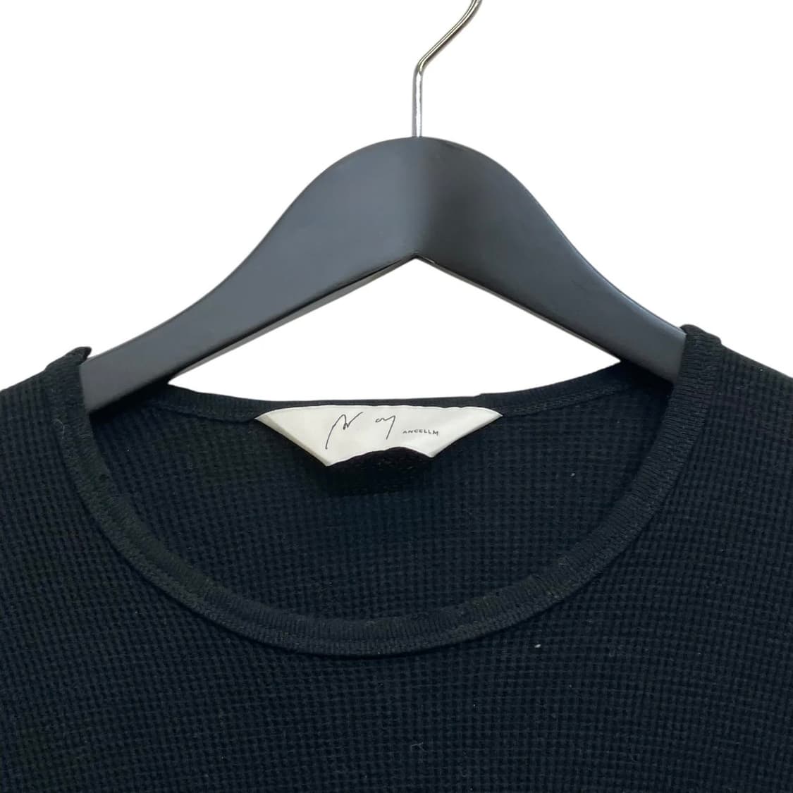 ANCELLM DAMAGE WAFFLE CREW  LS T-SHIRT 상품이미지3