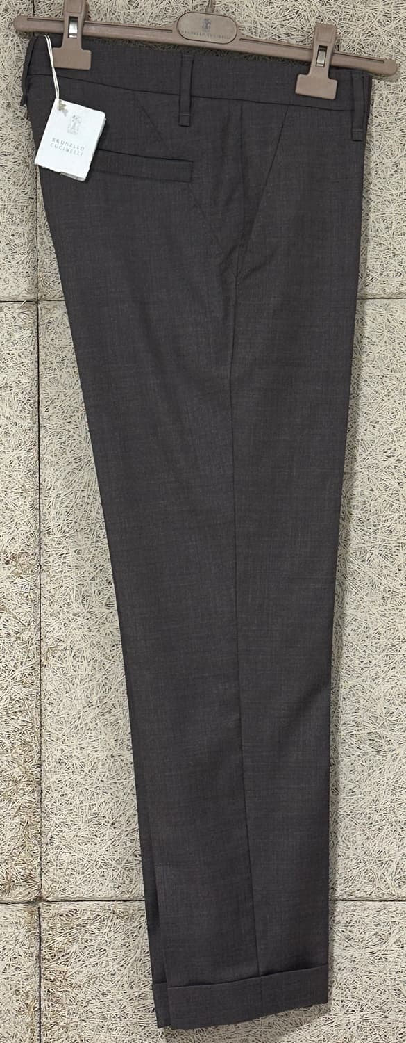 브루넬로 쿠치넬리 스트레치 슬랙스 울 여성 팬츠 상품이미지2