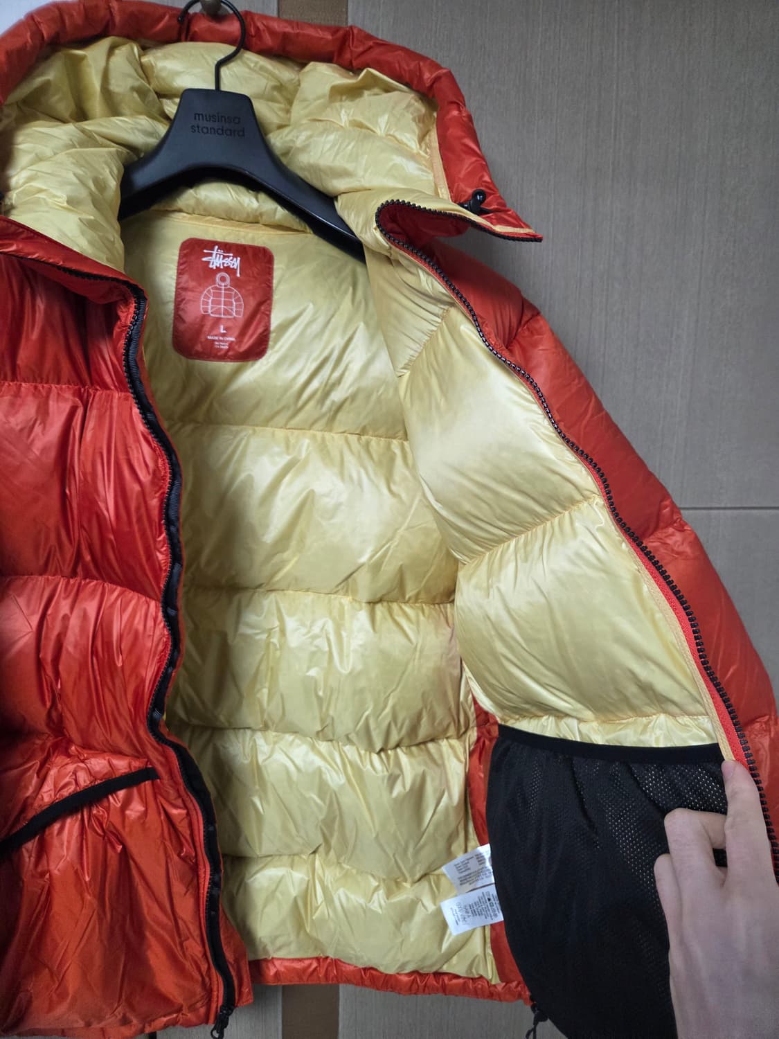 스투시 마이크로 립스탑 카옌 다운 파카 L 상품이미지8